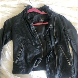 Girl’s Abercrombie Kids Leather Jacket